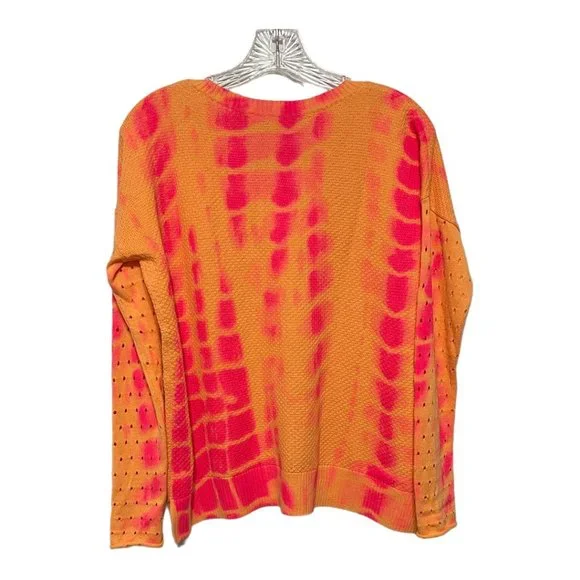 Lisa Todd XS To Dye For Tie Dye Laser Cutout Sweater EUC - Picture 4 of 7
